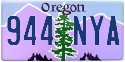 OR license plate 944NYA