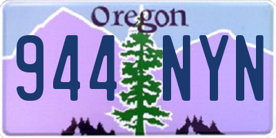 OR license plate 944NYN