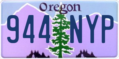 OR license plate 944NYP