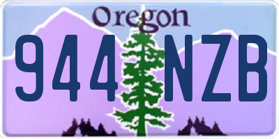 OR license plate 944NZB