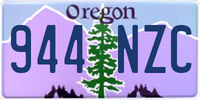 OR license plate 944NZC