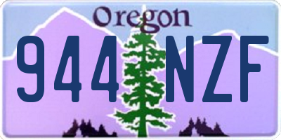 OR license plate 944NZF