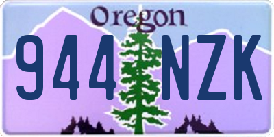 OR license plate 944NZK