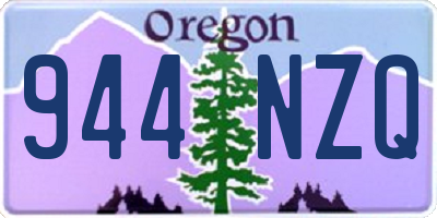 OR license plate 944NZQ