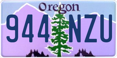 OR license plate 944NZU