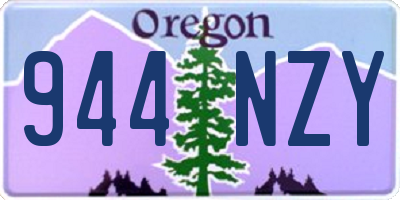 OR license plate 944NZY