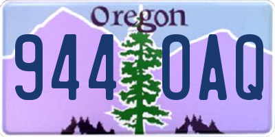 OR license plate 944OAQ