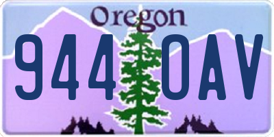 OR license plate 944OAV