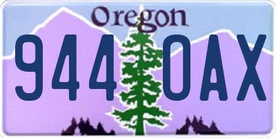 OR license plate 944OAX