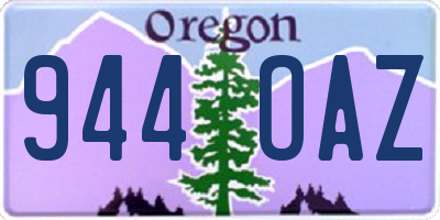 OR license plate 944OAZ