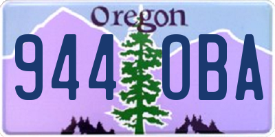 OR license plate 944OBA