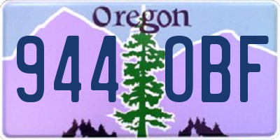 OR license plate 944OBF