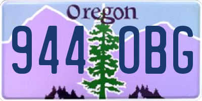 OR license plate 944OBG