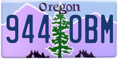 OR license plate 944OBM