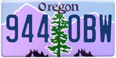 OR license plate 944OBW