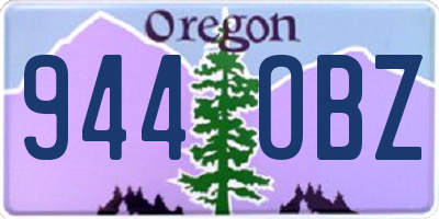 OR license plate 944OBZ