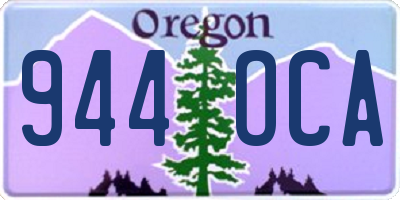 OR license plate 944OCA