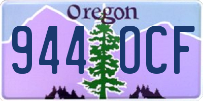 OR license plate 944OCF