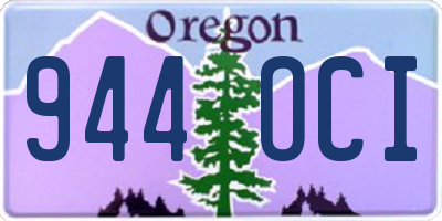 OR license plate 944OCI