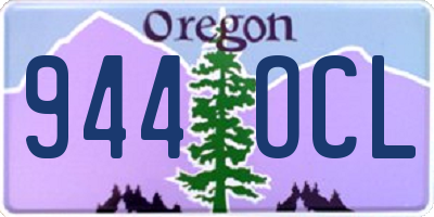 OR license plate 944OCL