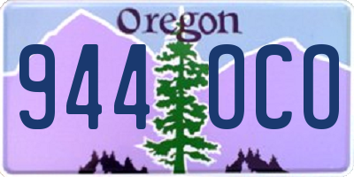 OR license plate 944OCO