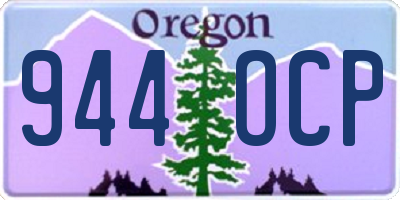 OR license plate 944OCP