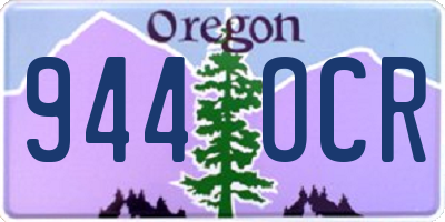 OR license plate 944OCR
