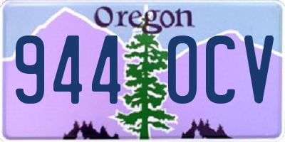 OR license plate 944OCV