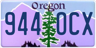 OR license plate 944OCX