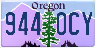 OR license plate 944OCY