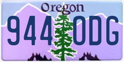 OR license plate 944ODG