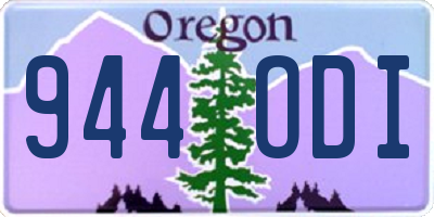 OR license plate 944ODI