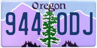 OR license plate 944ODJ