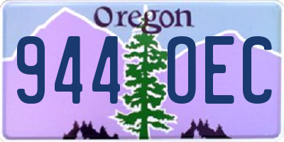 OR license plate 944OEC