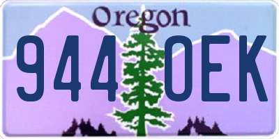 OR license plate 944OEK