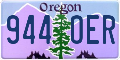 OR license plate 944OER