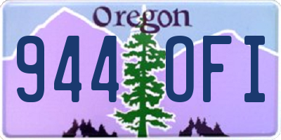 OR license plate 944OFI