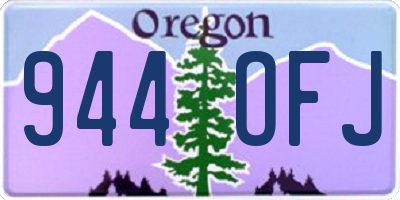 OR license plate 944OFJ