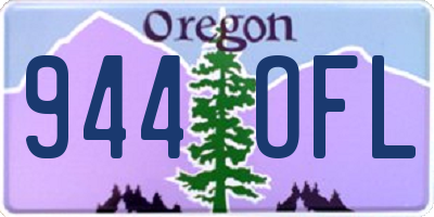 OR license plate 944OFL