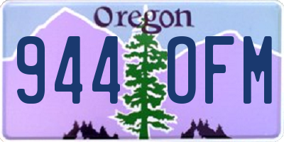 OR license plate 944OFM