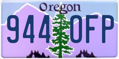 OR license plate 944OFP