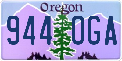 OR license plate 944OGA