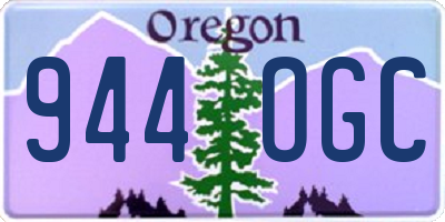 OR license plate 944OGC