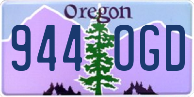 OR license plate 944OGD