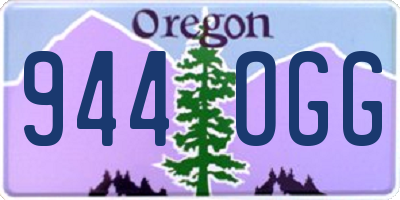 OR license plate 944OGG