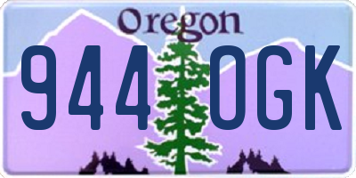 OR license plate 944OGK