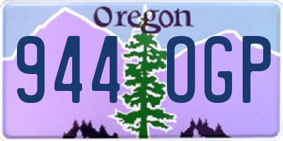 OR license plate 944OGP