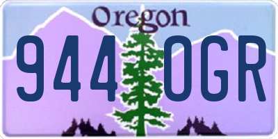 OR license plate 944OGR