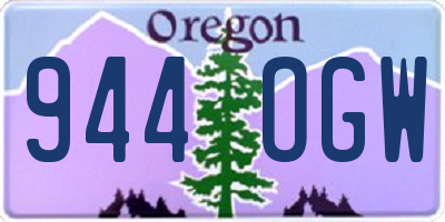 OR license plate 944OGW