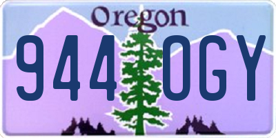 OR license plate 944OGY